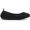 DREAM PAIRS Women’s Round Toe Foldable Portable Knit Ballet Flats Comfortable Dressy Flats for Work Office Dress Shoes Business Casual(Black)