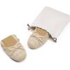 DREAM PAIRS Women’s Round Toe Foldable Portable Knit Ballet Flats Comfortable Dressy Flats for Work Office Dress Shoes Business Casual(Nude)