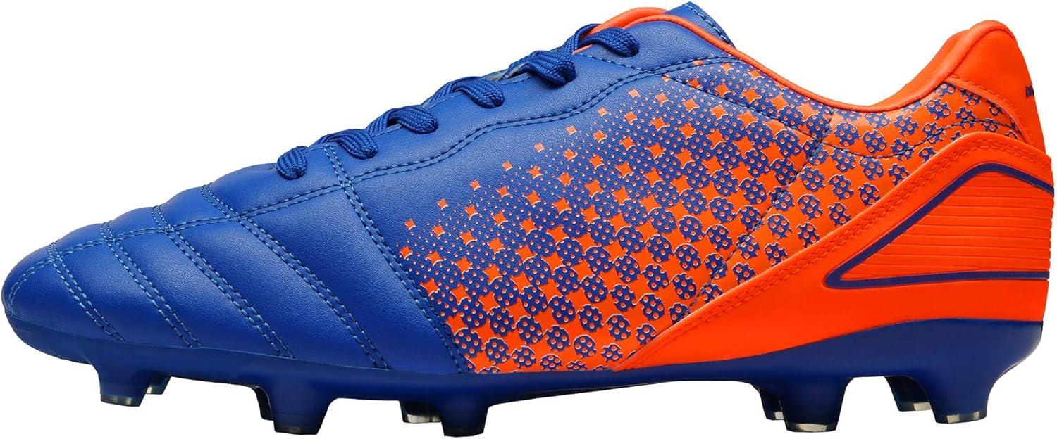 imageDREAM PAIRS Mens Firm Ground Soccer Cleats Soccer ShoesRoyalOrange