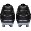 DREAM PAIRS Men’s Firm Ground Soccer Cleats Soccer Shoes(Silver/Black)