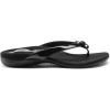 DREAM PAIRS Women’s Arch Support Flip Flops Comfortable Dressy Orthopedic Thong Sandals Slides with Bow for Walking Summer Vacation(All Black)
