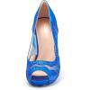 DREAM PAIRS Women’s Divine-01 High Heels Dress Pump Shoes(Royalblue)