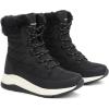 DREAM PAIRS Women’s Winter Snow Boots Waterproof Lightweight Warm Faux Fur Lined Insulated Outdoor Ladies Mid-Calf Booties(Black)