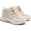 DREAM PAIRS Ankle Winter Boots for Women Waterproof Lace Up Anti-Slip Warm Snow Booties Fashion Sneaker Boots(Beige)