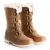 DREAM PAIRS Snow Winter Boots for Women Resistant Warm Mid-Calf Boots Faux Fur Lined Lace Up Anti-slip Outdoor Hiking Booties(Tan)