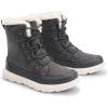 DREAM PAIRS Womens Winter Boots Cozy Faux Fur Anti-Slip Snow Boots Lace Up Comfort Stylish Ankle Booties for Cold Weather City Walk(Dark Grey)