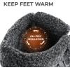 DREAM PAIRS Womens Winter Snow Duck Boots,Waterproof Mid Calf Anti-slip Stability Lace Up Faux Fur Lining Warm Cozy Boots Outdoor Supportive Insole(Grey)