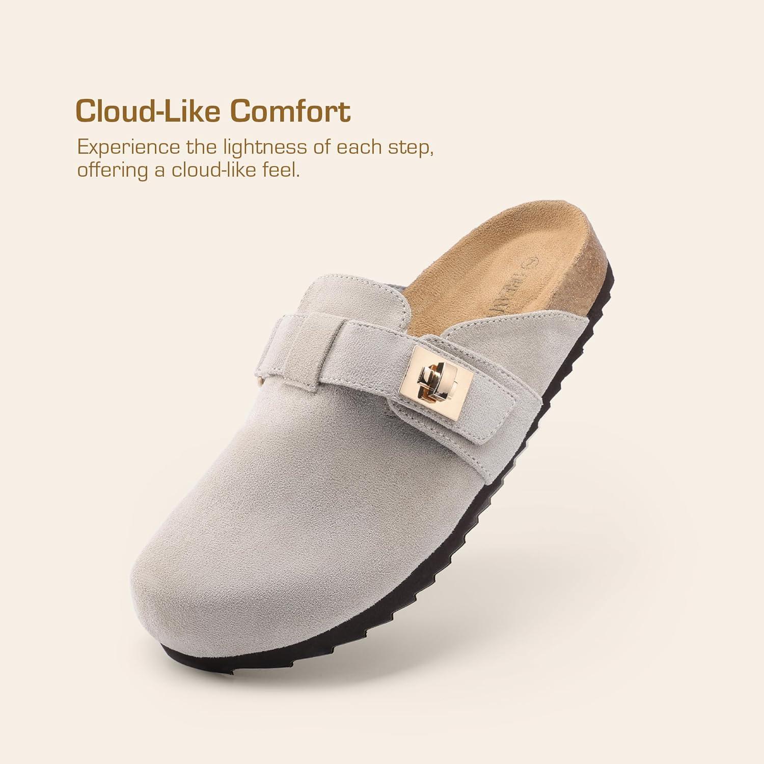 imageDREAM PAIRS womens MuleGrey