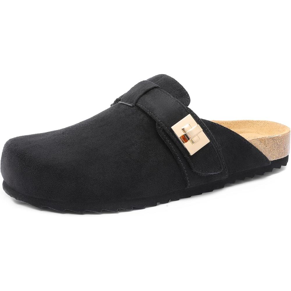 imageDREAM PAIRS womens MuleBlack