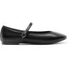 DREAM PAIRS Women’s Ballet Flats Mary Jane Shoes, Round Toe Comfortable Dressy Casual Slip-on Work Daily Soft Flat Shoes(Black-pu)