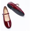 DREAM PAIRS Women’s Ballet Flats Mary Jane Shoes, Round Toe Comfortable Dressy Casual Slip-on Work Daily Soft Flat Shoes(Burgundy)