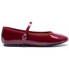 DREAM PAIRS Women’s Ballet Flats Mary Jane Shoes, Round Toe Comfortable Dressy Casual Slip-on Work Daily Soft Flat Shoes(Burgundy)