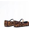 DREAM PAIRS Women’s Ballet Flats Mary Jane Shoes, Round Toe Comfortable Dressy Casual Slip-on Work Daily Soft Flat Shoes(Leopard)
