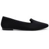 DREAM PAIRS Women’s Flats, Pointed Toe Slip-On Dressy Flat Shoes, Comfortable Business Casual Dress Shoes for Office Work(Black)
