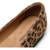 DREAM PAIRS Women’s Flats, Pointed Toe Slip-On Dressy Flat Shoes, Comfortable Business Casual Dress Shoes for Office Work(Leopard)