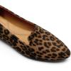 DREAM PAIRS Women’s Flats, Pointed Toe Slip-On Dressy Flat Shoes, Comfortable Business Casual Dress Shoes for Office Work(Leopard)