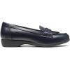 DREAM PAIRS Women’s Loafers Slip On Comfortable Dressy Casual Business Work Office Arch Support Loafer Shoes with Tassel Decoration(Navy)