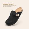 DREAM PAIRS womens Mule(Black)