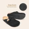 DREAM PAIRS womens Mule(Black)