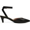 DREAM PAIRS Kitten Heels for Women Low Heel Dress Shoes Wedding Dress Closed Toe Pump Shoes Luna(Black)