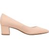 DREAM PAIRS Women’s Chunky Low Block Heels Closed Toe Dress Pumps Shoes(Apricot/Nubuck/Pu)