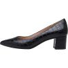 DREAM PAIRS Women’s Chunky Low Block Heels Closed Toe Dress Pumps Shoes(Black/Stone/Pu)