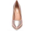 DREAM PAIRS Women’s Closed Toe High Heels Dress Pointed Toe Wedding Pump Shoes(Champagne/Pearl)