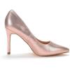 DREAM PAIRS Women’s Closed Toe High Heels Dress Pointed Toe Wedding Pump Shoes(Champagne/Pearl)