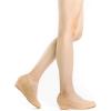 DREAM PAIRS Women’s Debbie Mid Wedge Heel Pump Shoes(Nude Suede)