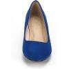 DREAM PAIRS Women’s Debbie Mid Wedge Heel Pump Shoes(Royal/Blue)