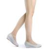 DREAM PAIRS Women’s Debbie Mid Wedge Heel Pump Shoes(Silver/Glitter)