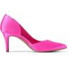 DREAM PAIRS Women’s Dress High Heels Pumps Closed Pointed Toe Stiletto D’Orsay Shoes for Wedding Party(Hot Pink-satin)
