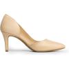 DREAM PAIRS Women’s Dress High Heels Pumps Closed Pointed Toe Stiletto D’Orsay Shoes for Wedding Party(Nude-pu)