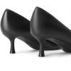 DREAM PAIRS Women’s Pumps Closed Toe Pointed Toe Kitten Heels for Women Party Dance Wedding Dress Shoes for Women(Black-pu)