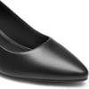 DREAM PAIRS Women’s Pumps Closed Toe Pointed Toe Kitten Heels for Women Party Dance Wedding Dress Shoes for Women(Black-pu)