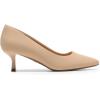 DREAM PAIRS Women’s Pumps Closed Toe Pointed Toe Kitten Heels for Women Party Dance Wedding Dress Shoes for Women(Nude)