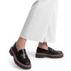 DREAM PAIRS Loafers for Women Platform Chunky Heel Slip On Loafers Business Office Casual Dressy Loafer Shoes(Black-pu)
