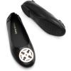 DREAM PAIRS Women’s Ballet Flats Shoes Round Toe Slip On Comfortable Dressy Shoes(Black)