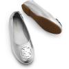 DREAM PAIRS Women’s Ballet Flats Shoes Round Toe Slip On Comfortable Dressy Shoes(Silver)