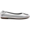DREAM PAIRS Women’s Ballet Flats Shoes Round Toe Slip On Comfortable Dressy Shoes(Silver)