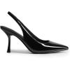 DREAM PAIRS Women’s Heels Slingback Stiletto Pumps Shoes Pointed Closed Toe Kitten Heels Dress Bridal Elegant Wedding Sexy Party(Black-pat)