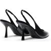 DREAM PAIRS Women’s Heels Slingback Stiletto Pumps Shoes Pointed Closed Toe Kitten Heels Dress Bridal Elegant Wedding Sexy Party(Black-pat)