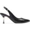 DREAM PAIRS Women’s Heels Slingback Stiletto Pumps Shoes Pointed Closed Toe Kitten Heels Dress Bridal Elegant Wedding Sexy Party(Black-snake)