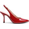 DREAM PAIRS Women’s Heels Slingback Stiletto Pumps Shoes Pointed Closed Toe Kitten Heels Dress Bridal Elegant Wedding Sexy Party(Red)