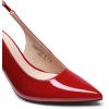 DREAM PAIRS Women’s Heels Slingback Stiletto Pumps Shoes Pointed Closed Toe Kitten Heels Dress Bridal Elegant Wedding Sexy Party(Red)