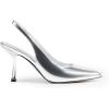 DREAM PAIRS Women’s Heels Slingback Stiletto Pumps Shoes Pointed Closed Toe Kitten Heels Dress Bridal Elegant Wedding Sexy Party(Silver-pat)