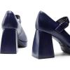 DREAM PAIRS Women’s High Chunky Platform Closed Toe Mary Jane Block Heels Square Toe Strappy Dress Wedding Party Pumps Shoes(Navy-pu)