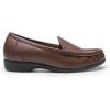 DREAM PAIRS Women’s Loafers Slip On Casual Comfortable Lightweight Business Work Office Flat Shoes with Arch Support(Brown)