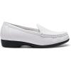DREAM PAIRS Women’s Loafers Slip On Casual Comfortable Lightweight Business Work Office Flat Shoes with Arch Support(White)
