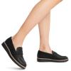 DREAM PAIRS Women’s Loafers, Slip-On Business Casual Work Shoes(Black-pu)